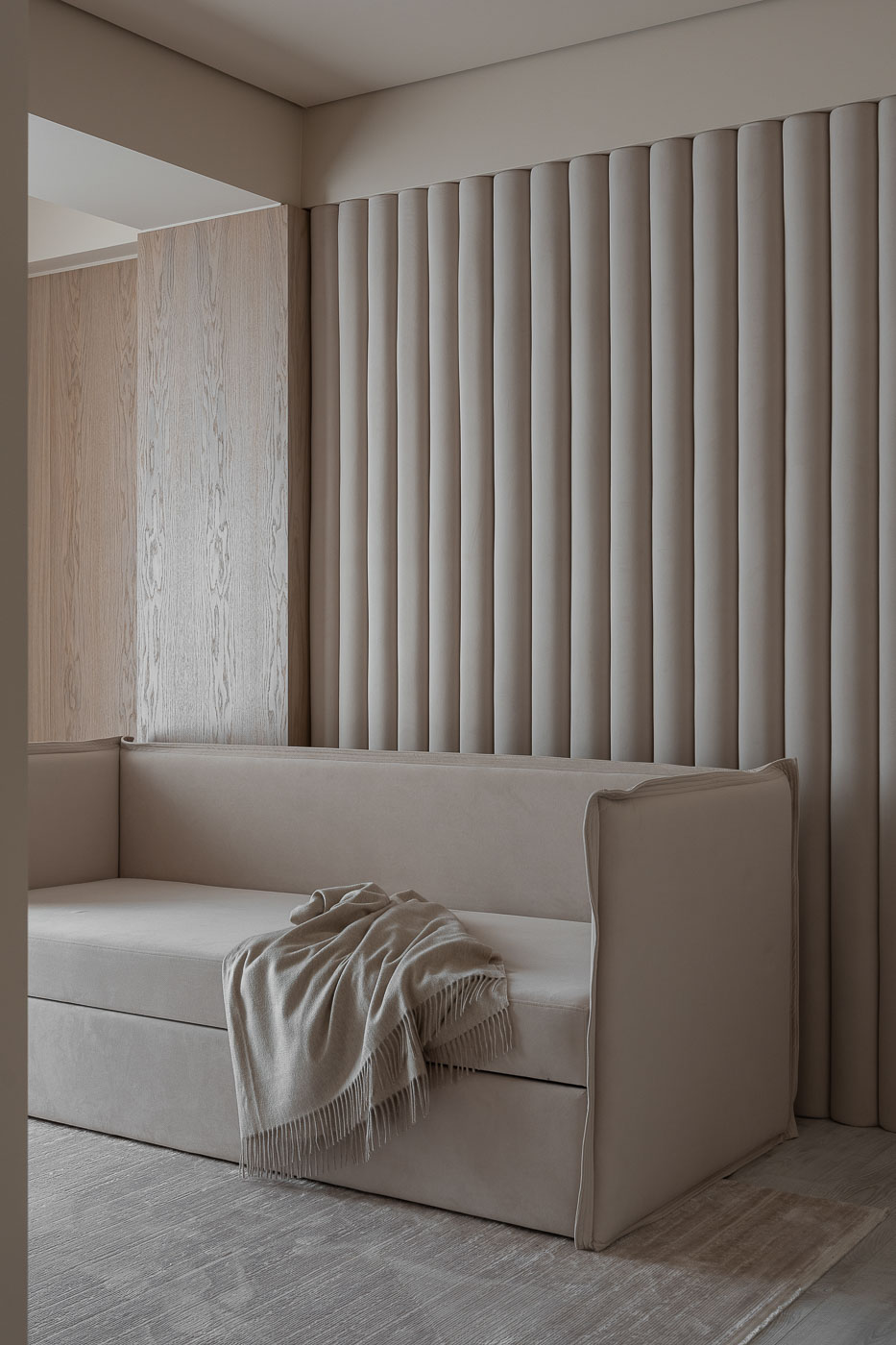 Apartament în stil soft minimalist – Chișinău